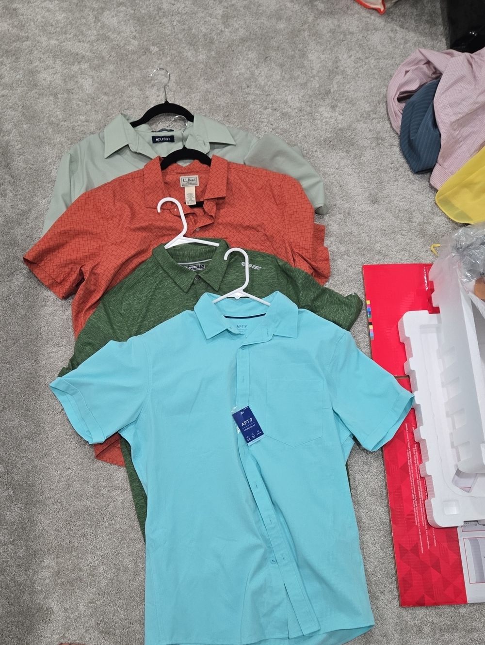 Apt. 9 Men's Light Aqua Short-Sleeve Polo